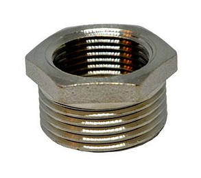 Футорка 1/2"з - 1/4"в нікельована, Lexline, фото 4