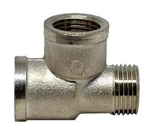 Трійник Lexline нікель 1/2"в-1/2"в-1/2"н, фото 3