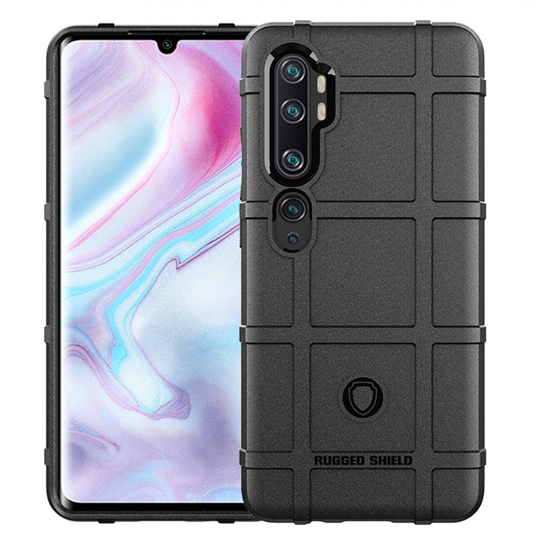 Протиударний TPU чохол Rugged Shield для Xiaomi Mi Note 10 (чорний)