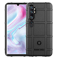 Протиударний TPU чохол Rugged Shield для Xiaomi Mi Note 10 (чорний)