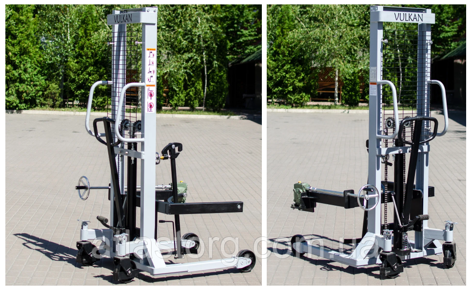 Штабелер для бочек ODS/SYG- Y 400kg для подъема, перемещения и наклона бочек весом до 400 кг - фото 4 - id-p1104593050