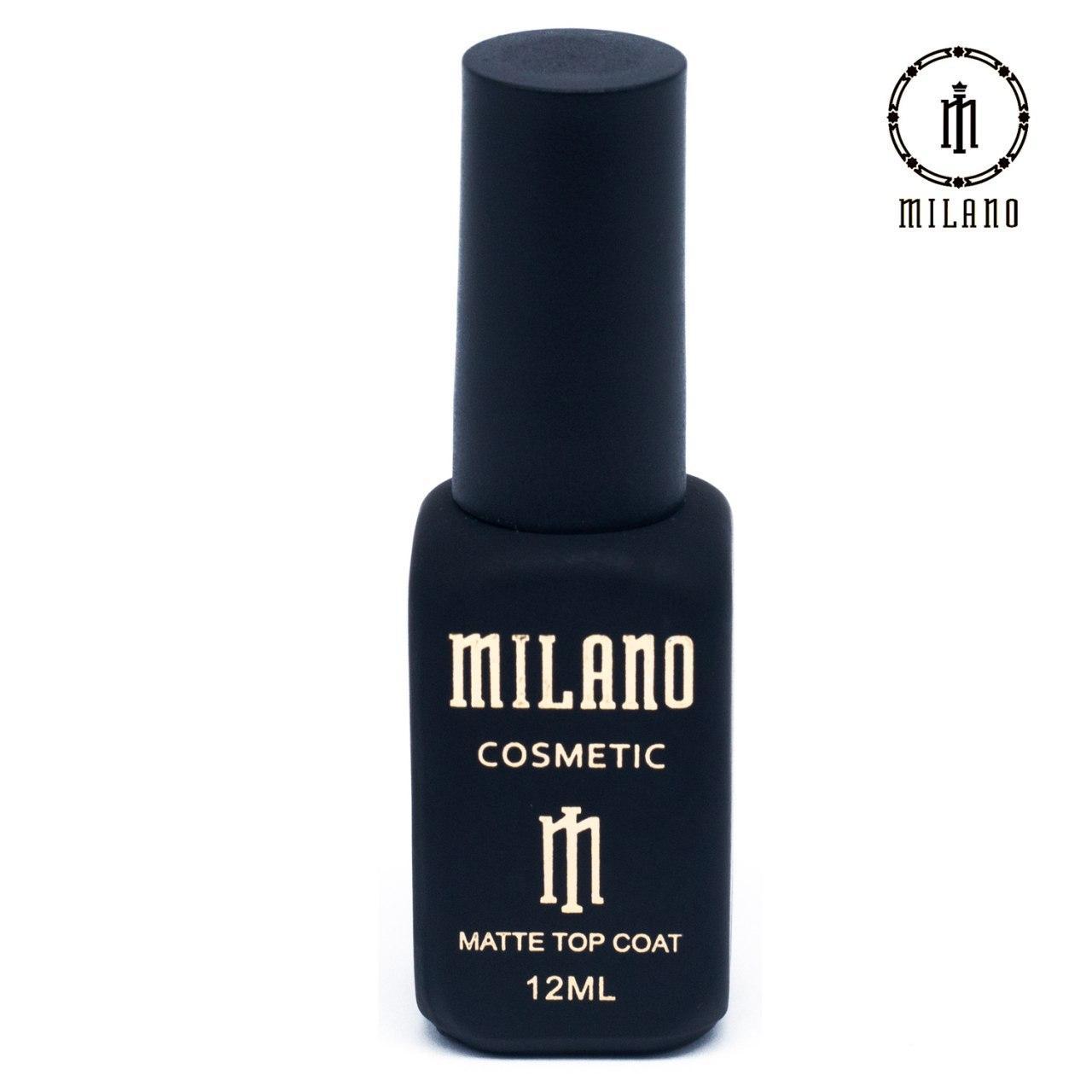 Матовий топ гель для лаку Milano 12ml