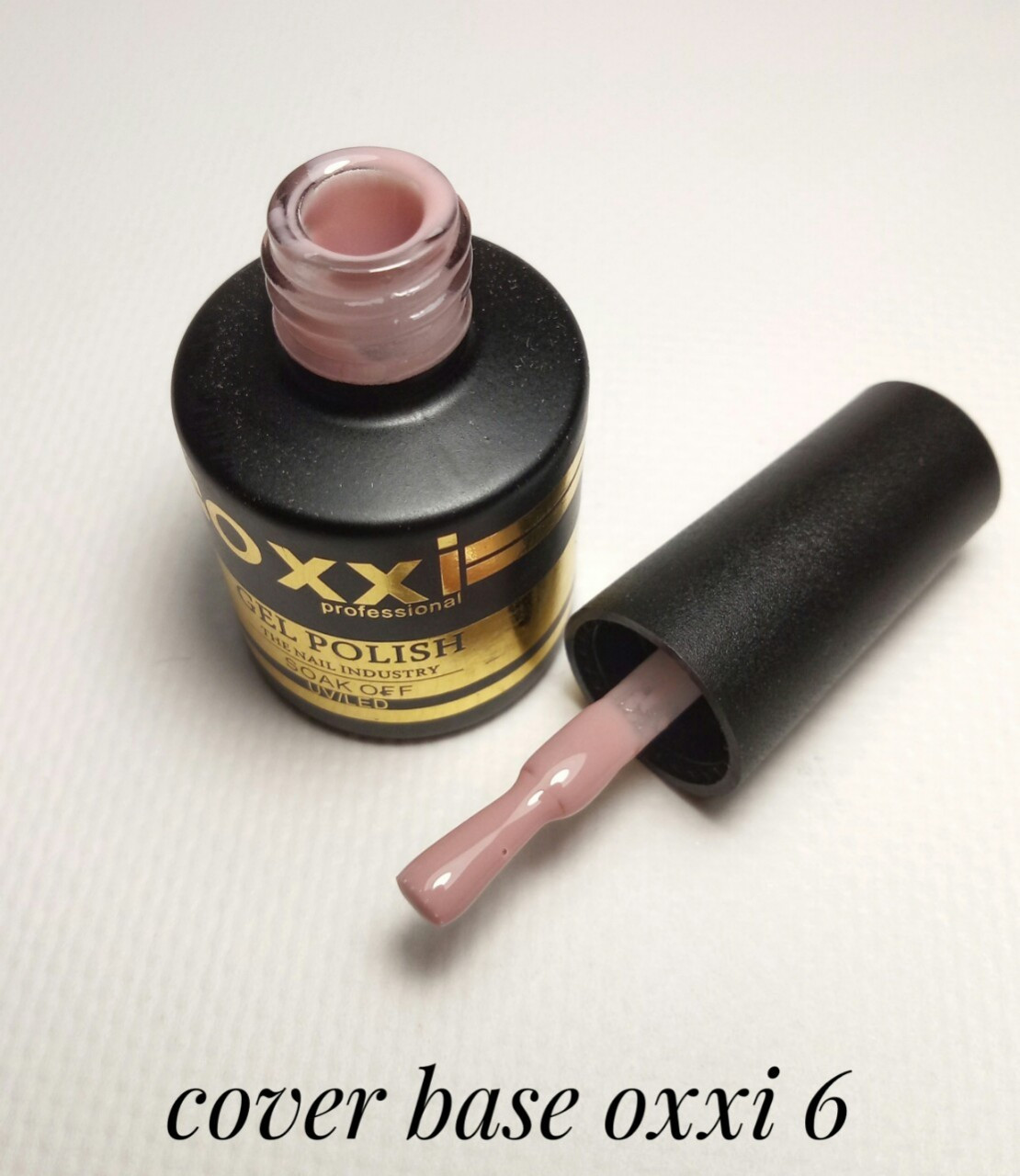 OXXI Cover Base №6 - камуфлюється база-коректор для гель-лаку, 10мл