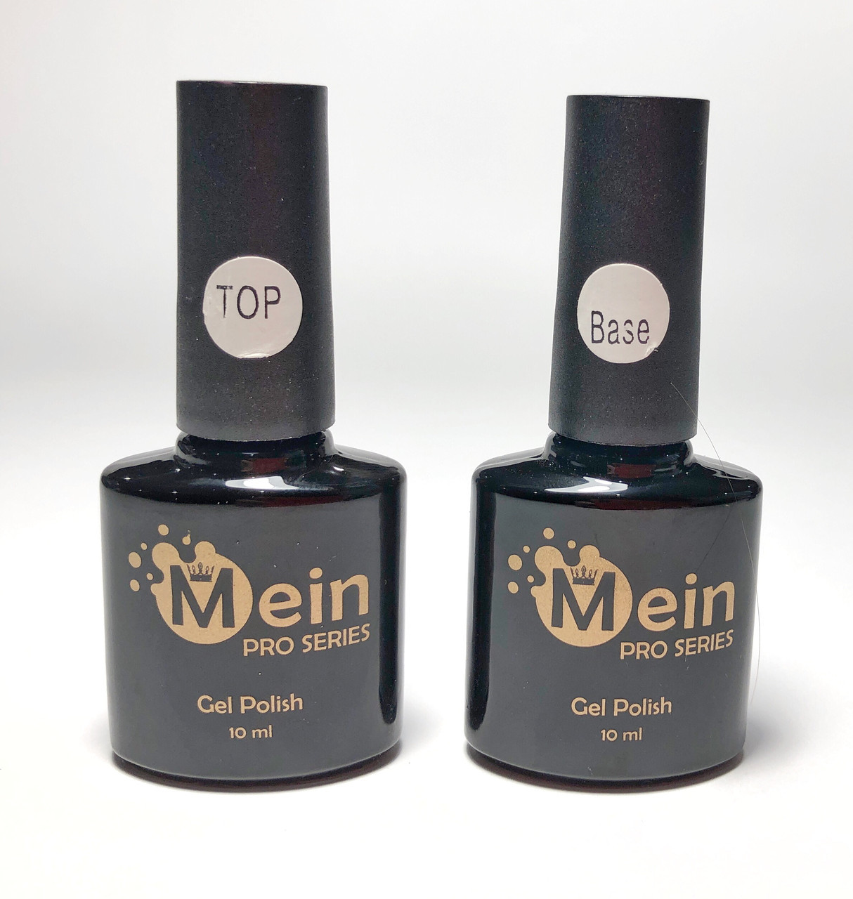 Mein Base Gel + Top Coat (Базовий гель і Фінішне покриття Без липкого шару) для гель лаку, 10мл
