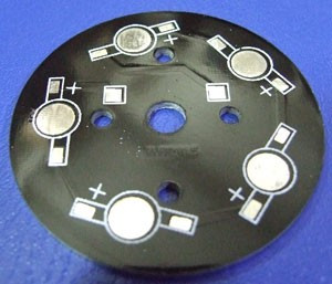 Печатная плата KEY-75X5 MPCB d=50mm для світлодіодів емітер 2269с