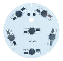 Друкована плата KEY-73x6 MPCB d=60mm для світлодіодів емітер 4143с