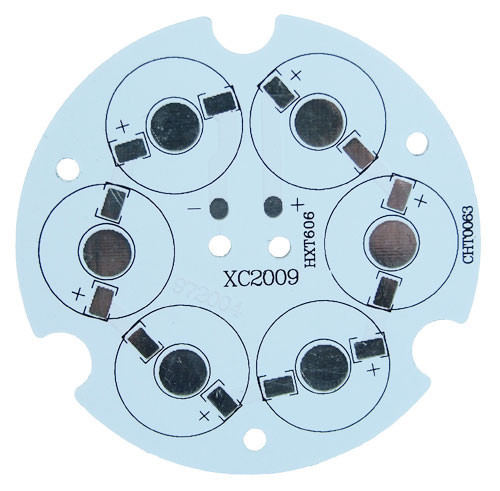 Печатна плата KEY-76x6 MPCB d=63mm для світлодіодів емітер 2730с
