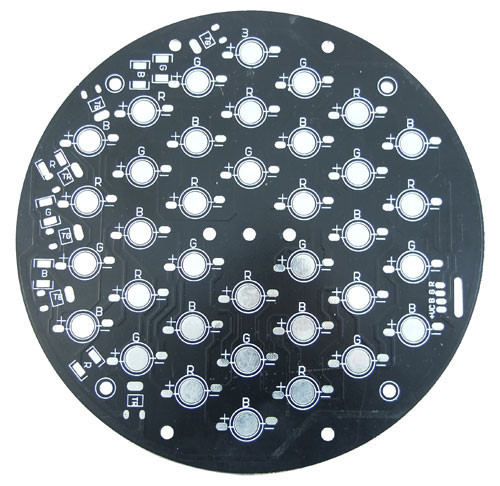 Печатная плата KEY-140X36 для 36 світлодіодів емітер d=150мм RGB 2273с