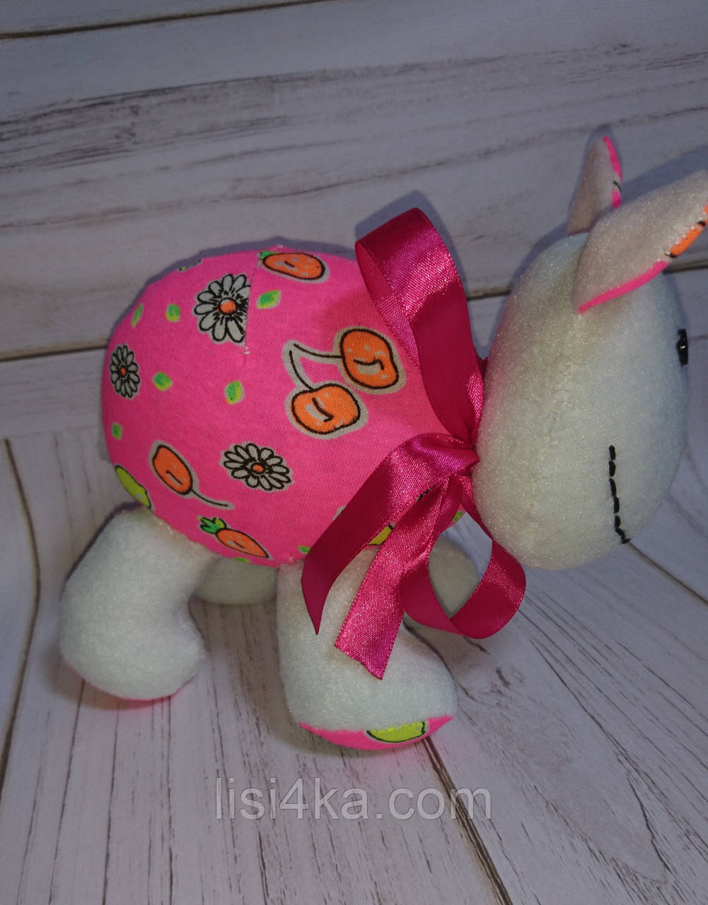 Текстильная интерьерная игрушка "Яркая овечка" - фото 2 - id-p419236857