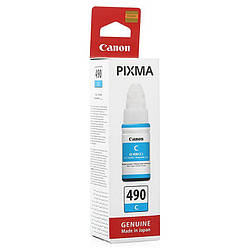 Чорнило Canon GI-490 PIXMA G1400/2400/3400 Cyan (0664C001) 70 мл