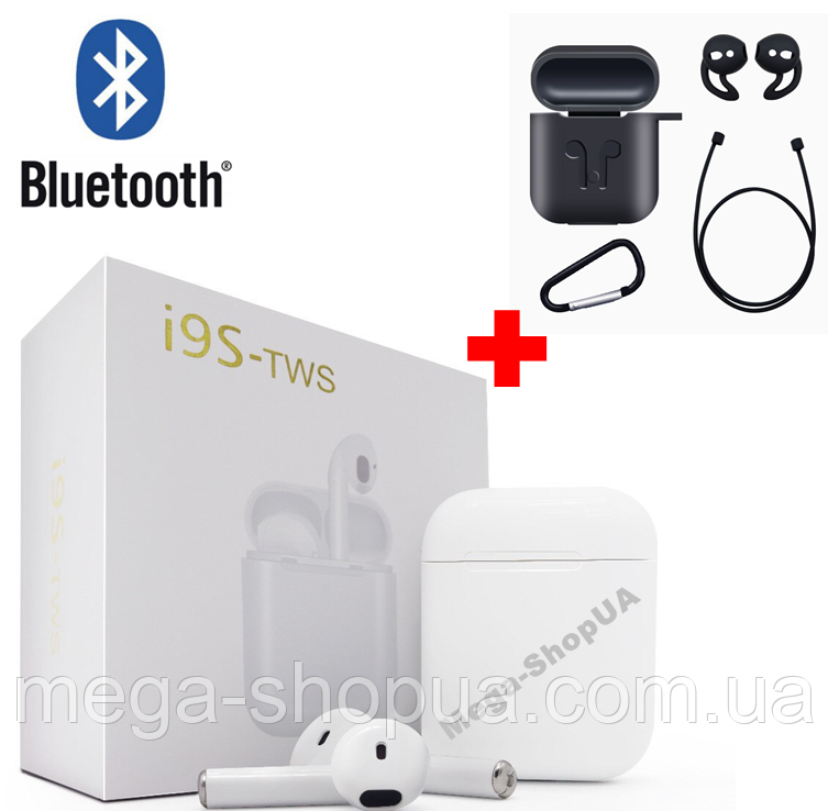 Беспроводные Наушники и Гарнитура Bluetooth TWS I9SB + Набор. Наушники ...