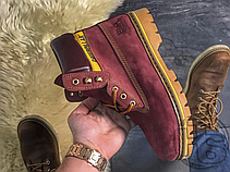 Жіночі черевики Caterpillar Colorado Boot Winter Bordo (с мехом) P710655, фото 5