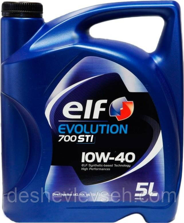 Масло ELF EVOLUTION 700 STI 10W40 5 л, (ELF)