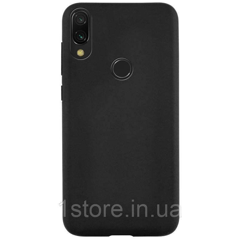 Силіконовий чохол Epic матовий soft-touch для Xiaomi Redmi 7 (Чорний)