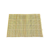 Бамбуковый коврик для роллов 24x24 см, ламели плоские