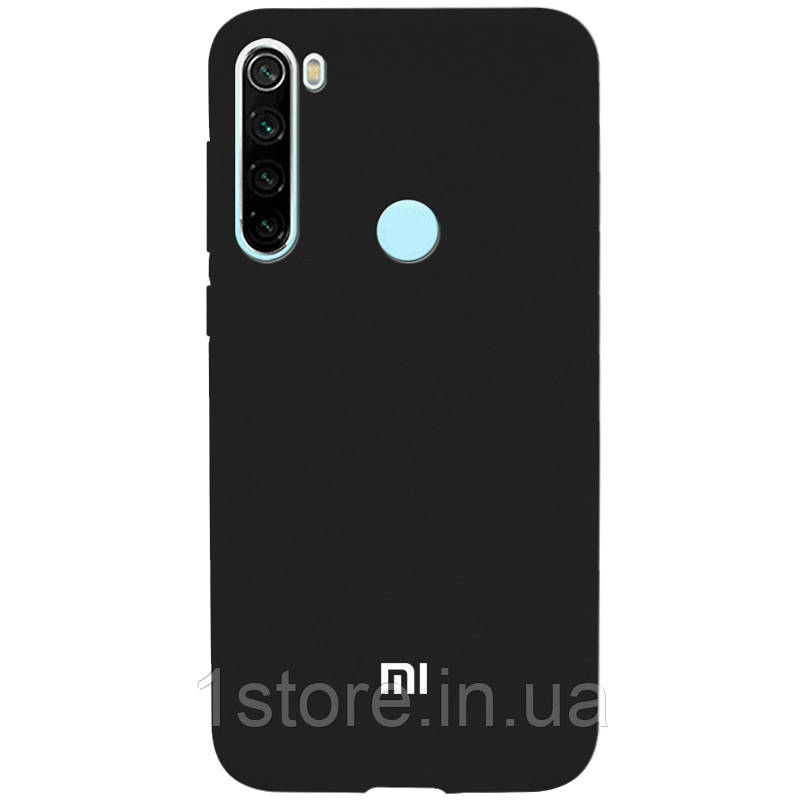 Чохол-накладка Soft-touch logo series для Xiaomi Redmi Note 8 (Чорний/Black)