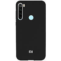 Чохол-накладка Soft-touch logo series для Xiaomi Redmi Note 8 (Чорний/Black)