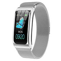 UWatch Смарт часы Smart Mioband PRO Silver