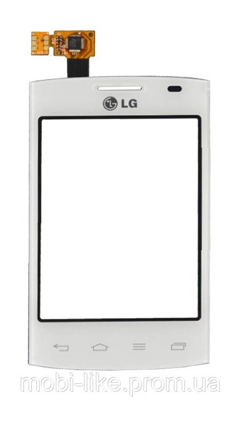 Сенсорний екран LG E410, E420 (Optimus) L1 білий