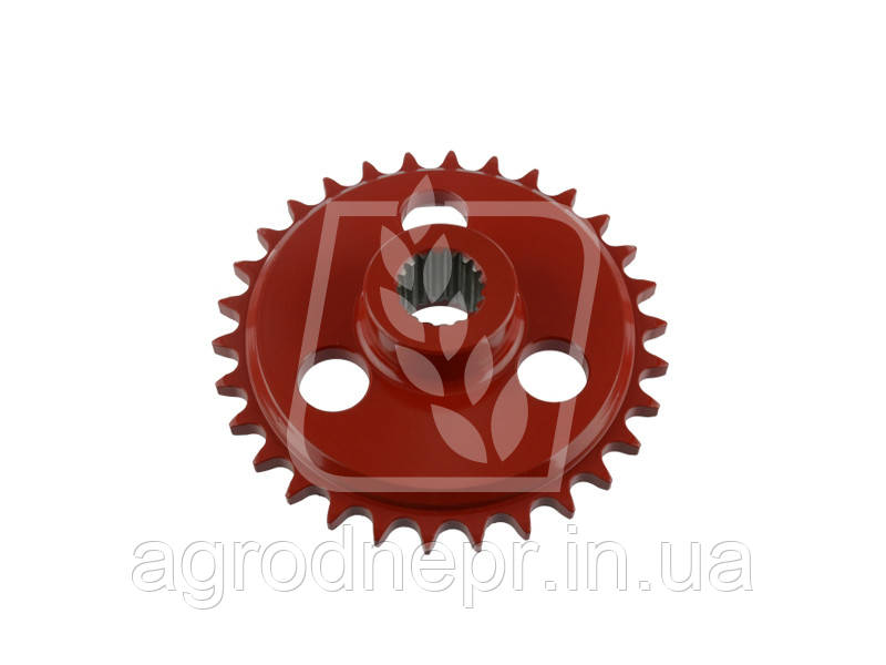070889 Зірочка шлицевая приводу граблів Z-30 прес-подброщика WELGER AP41, AP45 0.708.89 (18 шліців)