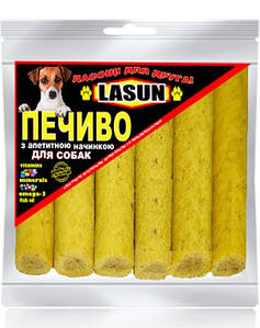 Ласощі Ласун Lasun STICKS паличка з апетитною начинкою зі смаком сиру для собак 70г
