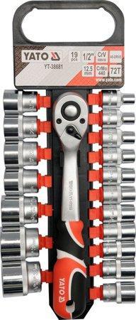 Набір торцевих головок 1/2" YATO YT-38681 (Польща), фото 1