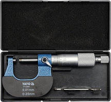Мікрометр 0-25 мм YATO YT-72300 (Польща)