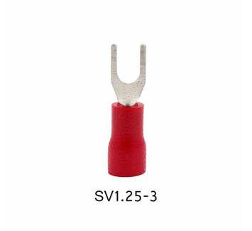 Наконечники вилочні з ізоляцією (0,5-1,5) SV 1.25-, фото 1