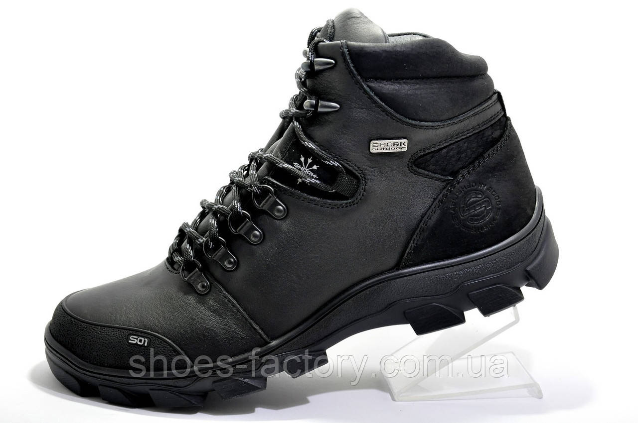 Термо Черевики чоловічі шкіряні Shark Primaloft