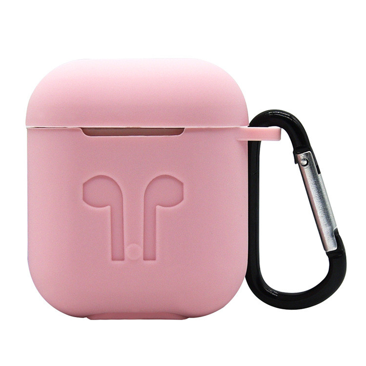 Силіконовий захисний чохол - Airpods Apple. Рожевий
