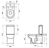 Унітаз-компакт Volle Virgo 13-23-303 з функцією біде, фото 4