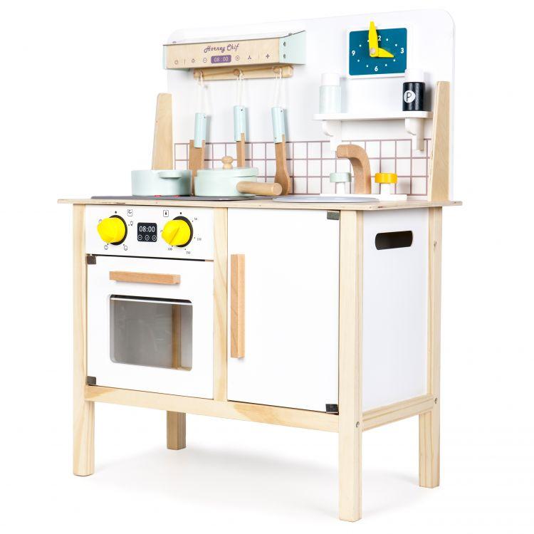 Дитяча дерев'яна кухня EcoToys CA12093 + аксесуари (9118)