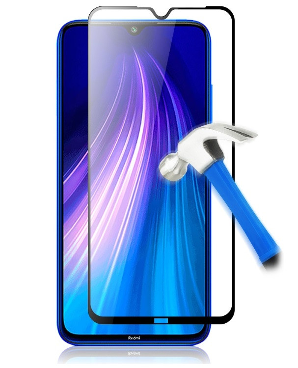 Захисне скло 5D для Xiaomi Redmi Note 8T