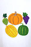 Декор із фетру Аплікація овочі "Дори осені", фото 6