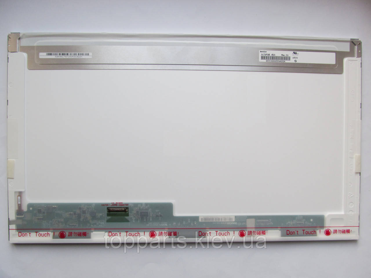 17.3" HD+ 1600x900, ChiMei Optoelectronics N173FGE-E23, TFT, LED, 30-pin (eDP, роз'єм зліва), матова