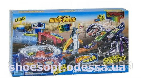 Трек Бойовий скорпіон машинка змінює колір (аналог Hot Wheels)