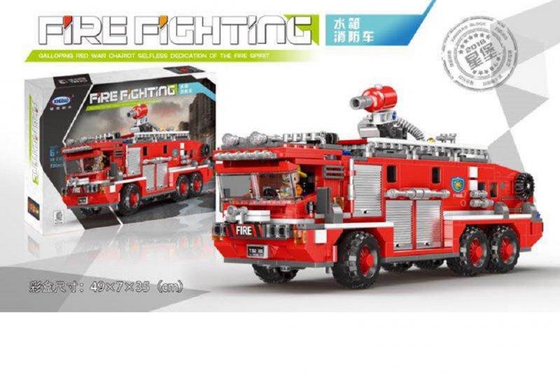 Конструктор "Пожарная машина" XB-03030 G-Rich, фото 1