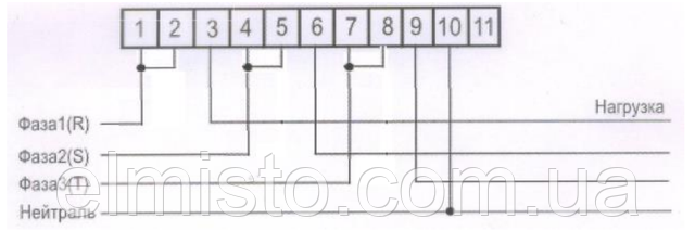 Схема подключения электросчетчика Энергомера CE 303-U А S31 146-JR1VZ