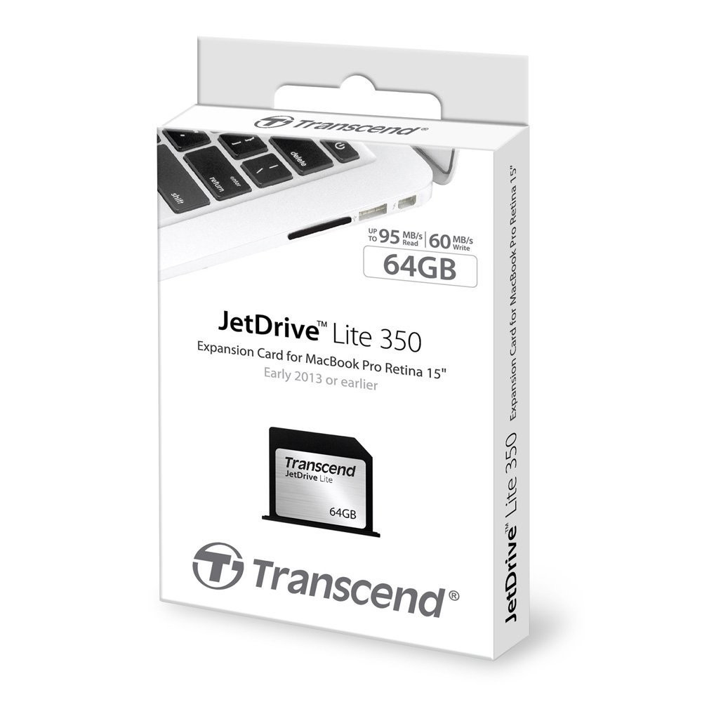 Карта памяти Transcend на 64 /128 Gb JetDrive Lite 330 MacBook Pro 13 Retina 2012-2015 г. - фото 3 - id-p132620622