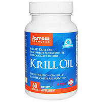 Jarrow Formulas, масло криля, 60 капс. по 600 мг, krill oil, омега-3