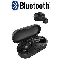 Вакуумні навушники та гарнітура бездротові Bluetooth блютуз XG13 для телефону, смартфона Чорні