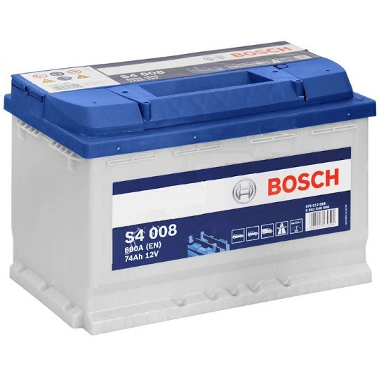 Акумулятор Bosch S4 Silver 6СТ-74 Євро, фото 1