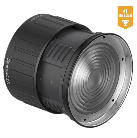 Линза френеля Aputure Fresnel 2x MOUNT FOR LIGHT STORM LS C120T/120D/120D II/300D (FRESNEL 2X) (APE0120A3A) - фото 2 - id-p1104915471