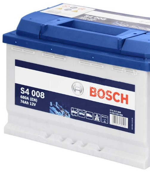 Конструкція акумулятор Bosch S4 Silver 6СТ-74 Євро Конструкція акумулятор Bosch S4 Silver 6СТ-74 Євро