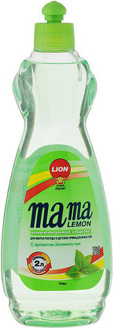 Гель для миття посуду та дитячого приладдя Mama Lemon "Green Tea" з ароматом зеленого чаю 750 мл (463327), фото 1