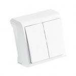 Вимикач двоклавішний Viko Vera Білий