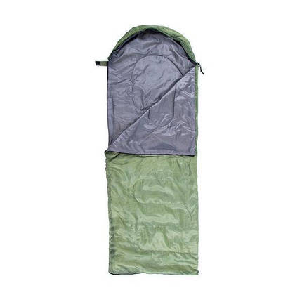 Спальний мішок Green Camp 200 г/м2 (180+30)*75см, фото 1
