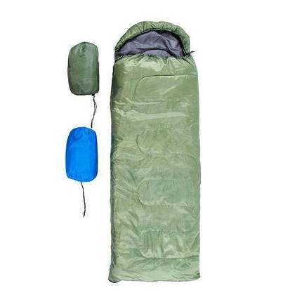 Спальний мішок Green Camp 200 г/м2 (180+30)*75см, фото 3