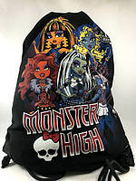 Рюкзак для взуття Monster High 2503 чорний