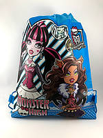 Рюкзак для взуття Monster High 2504 блакитний